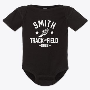 Smith Middle School Track and Field Baby Onesie