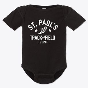 Saint Paul's Lutheran School Track and Field Baby Onesie