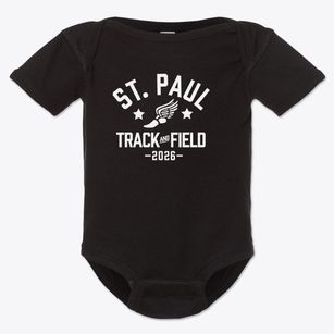 Saint Paul Parochial School Track and Field Baby Onesie