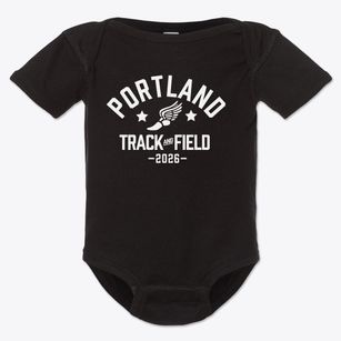 Portland Christian School Track and Field Baby Onesie