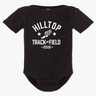 Hilltop Christian School Track and Field Baby Onesie