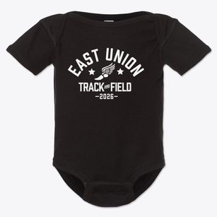 East Union High School Track and Field Baby Onesie