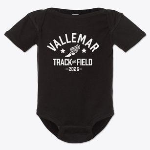 Vallemar Elementary School Track and Field Baby Onesie