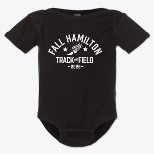 Fall Hamilton Elementary School Track and Field Baby Onesie
