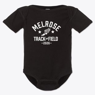 Melrose High School Track and Field Baby Onesie