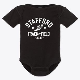 Stafford Elementary School Track and Field Baby Onesie