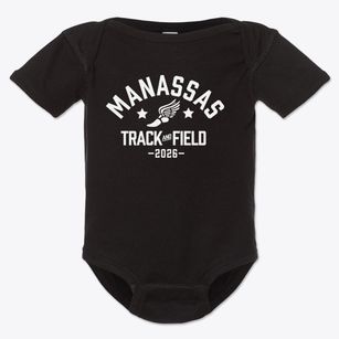 Manassas High School Track and Field Baby Onesie