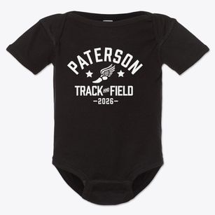 Paterson Elementary School Track and Field Baby Onesie
