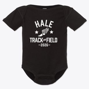 Lynn Hale Elementary School Track and Field Baby Onesie