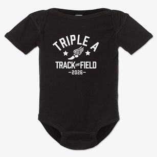 Triple A Academy Track and Field Baby Onesie