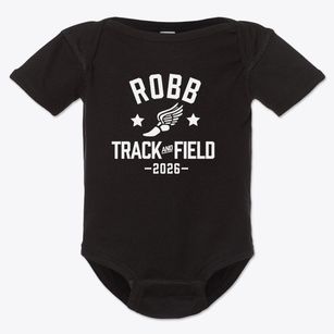 Robb Elementary School Track and Field Baby Onesie