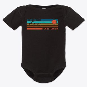 Dorneyville Pennsylvania Blissful Sunset Baby Onesie