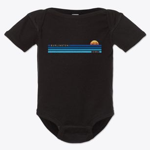 Burlington Iowa Water View Baby Onesie