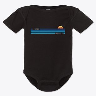 Eldred Illinois Water View Baby Onesie