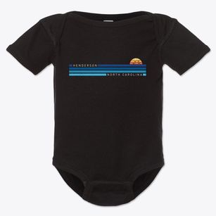 Henderson North Carolina Water View Baby Onesie