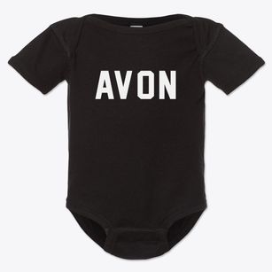 Avon New York Classic Block Baby Onesie