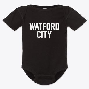 Watford City North Dakota Classic Block Baby Onesie