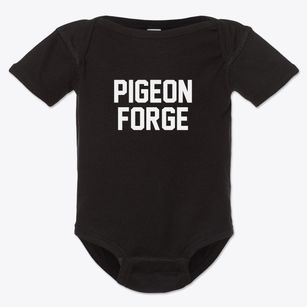 Pigeon Forge Tennessee Classic Block Baby Onesie