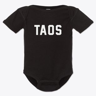 Taos New Mexico Classic Block Baby Onesie