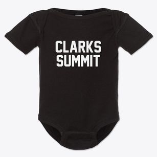Clarks Summit Pennsylvania Classic Block Baby Onesie
