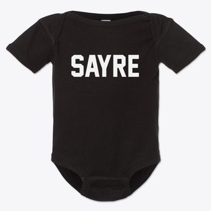 Sayre Oklahoma Classic Block Baby Onesie