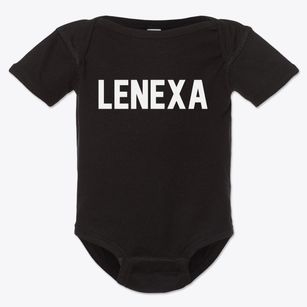 Lenexa Kansas Classic Block Baby Onesie