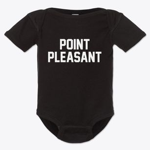 Point Pleasant West Virginia Classic Block Baby Onesie