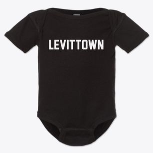 Levittown New York Classic Block Baby Onesie