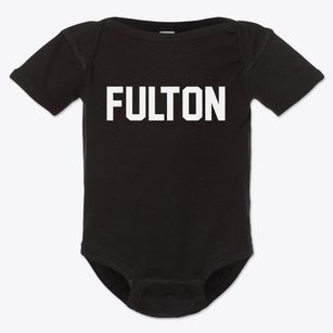 Fulton Mississippi Classic Block Baby Onesie