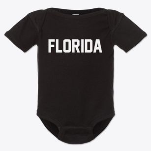 Florida New York Classic Block Baby Onesie