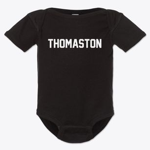 Thomaston Maine Classic Block Baby Onesie