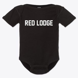 Red Lodge Montana Classic Block Baby Onesie