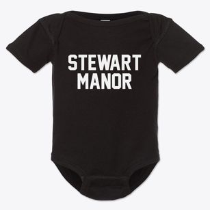 Stewart Manor New York Classic Block Baby Onesie