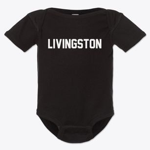 Livingston Louisiana Classic Block Baby Onesie
