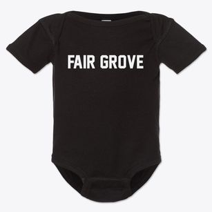 Fair Grove Missouri Classic Block Baby Onesie