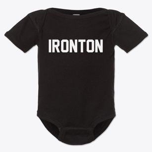 Ironton Missouri Classic Block Baby Onesie