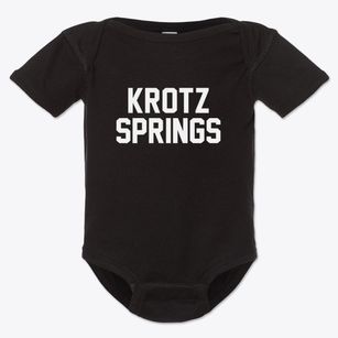 Krotz Springs Louisiana Classic Block Baby Onesie