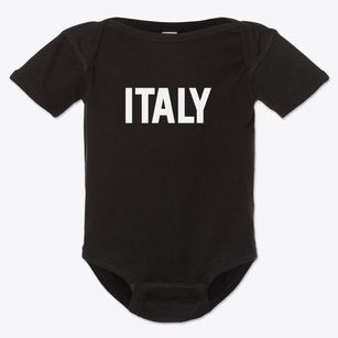Italy New York Classic Block Baby Onesie