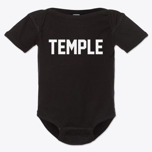 Temple Oklahoma Classic Block Baby Onesie