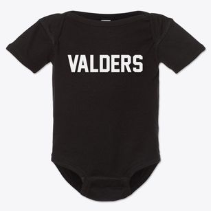 Valders Wisconsin Classic Block Baby Onesie
