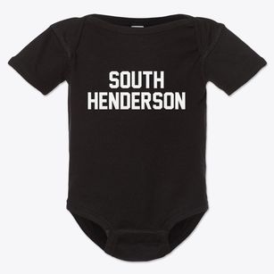 South Henderson North Carolina Classic Block Baby Onesie