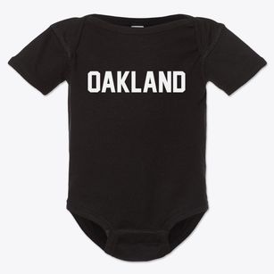 Oakland Illinois Classic Block Baby Onesie