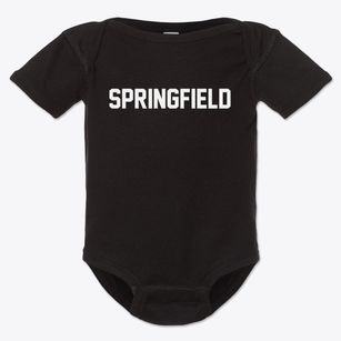 Springfield Illinois Classic Block Baby Onesie