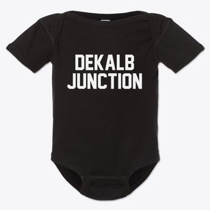 Dekalb Junction New York Classic Block Baby Onesie