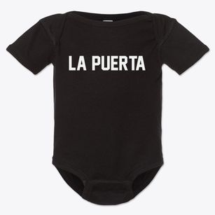 La Puerta Texas Classic Block Baby Onesie