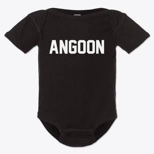 Angoon Alaska Classic Block Baby Onesie