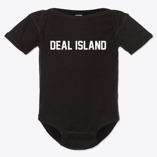 Deal Island Maryland Classic Block Baby Onesie