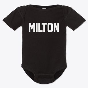 Milton Iowa Classic Block Baby Onesie