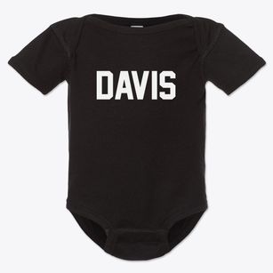 Davis North Carolina Classic Block Baby Onesie