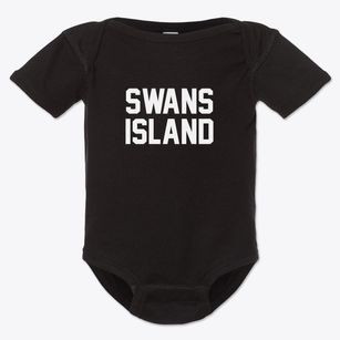 Swans Island Maine Classic Block Baby Onesie